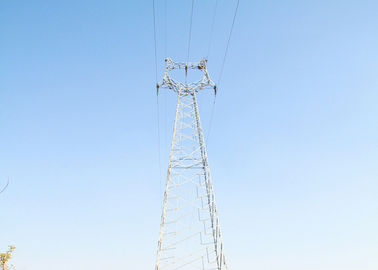 Tension Angle Multi Circuit Transmission Tower , Low Alloy lattice steel towers