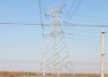 Tension Angle Multi Circuit Transmission Tower , Low Alloy lattice steel towers