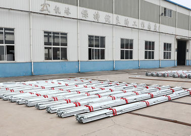 3 Legged Tubular Mobile Communication Tower , Outer Ladder Mobile Tower Antenna
